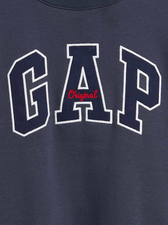 Kids VintageSoft Oversized Mockneck Logo Sweatshirt