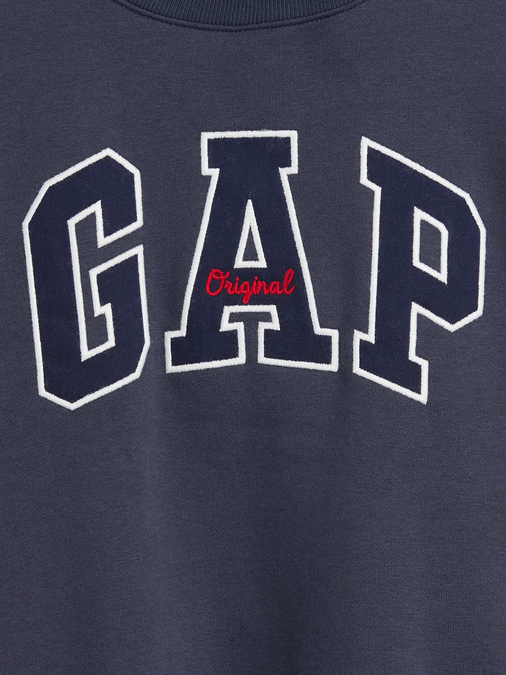 Image number 5 showing, Kids VintageSoft Oversized Mockneck Logo Sweatshirt