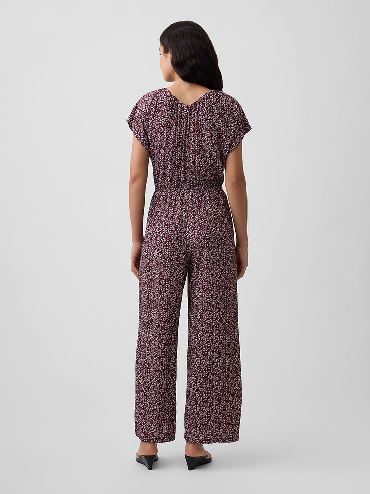 Image number 2 showing, Flutter Sleeve Wide-Leg Jumpsuit
