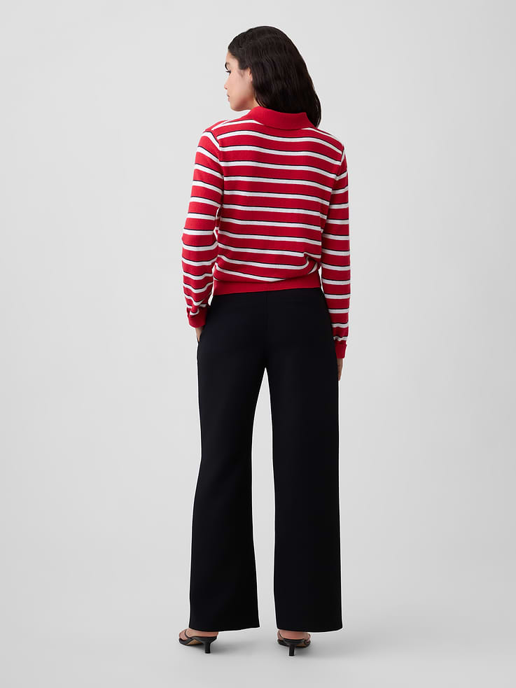 Image number 4 showing, 100% Recycled Easy Crepe Trousers