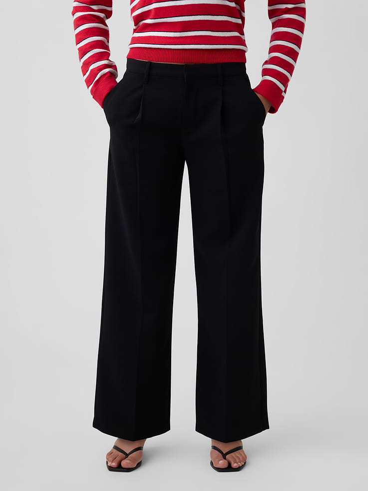 Image number 2 showing, 100% Recycled Easy Crepe Trousers