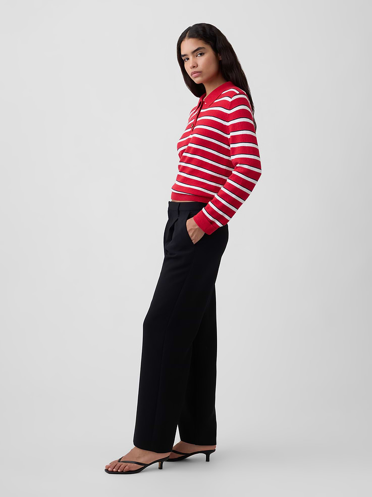 Image number 3 showing, 100% Recycled Easy Crepe Trousers