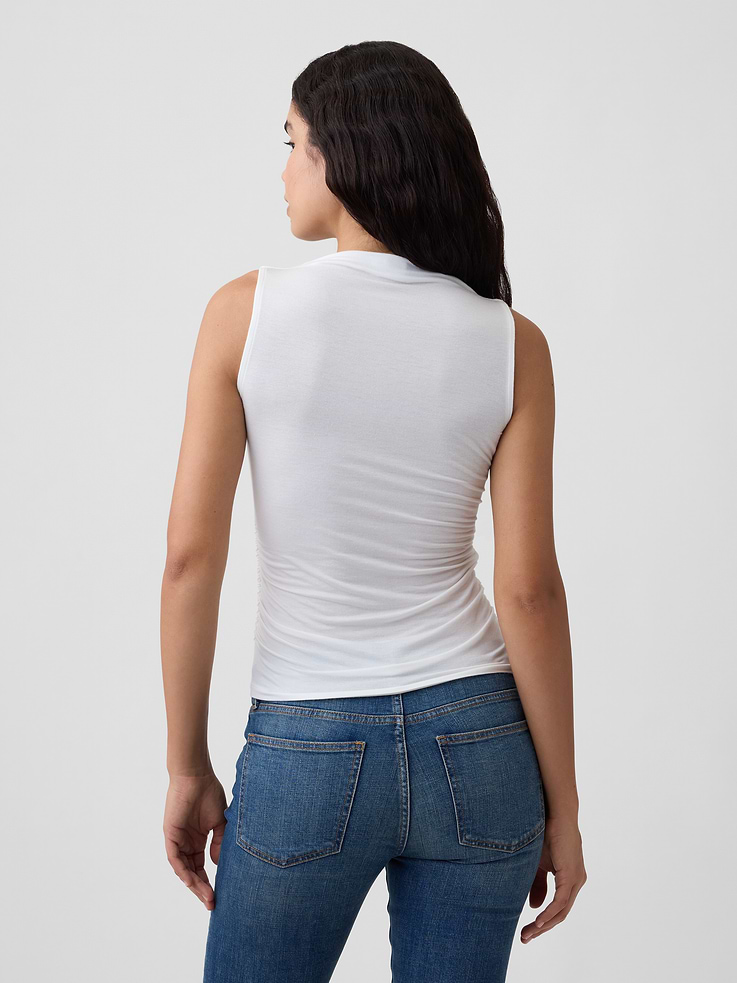 Image number 2 showing, Sleeveless Cowl-Neck Top