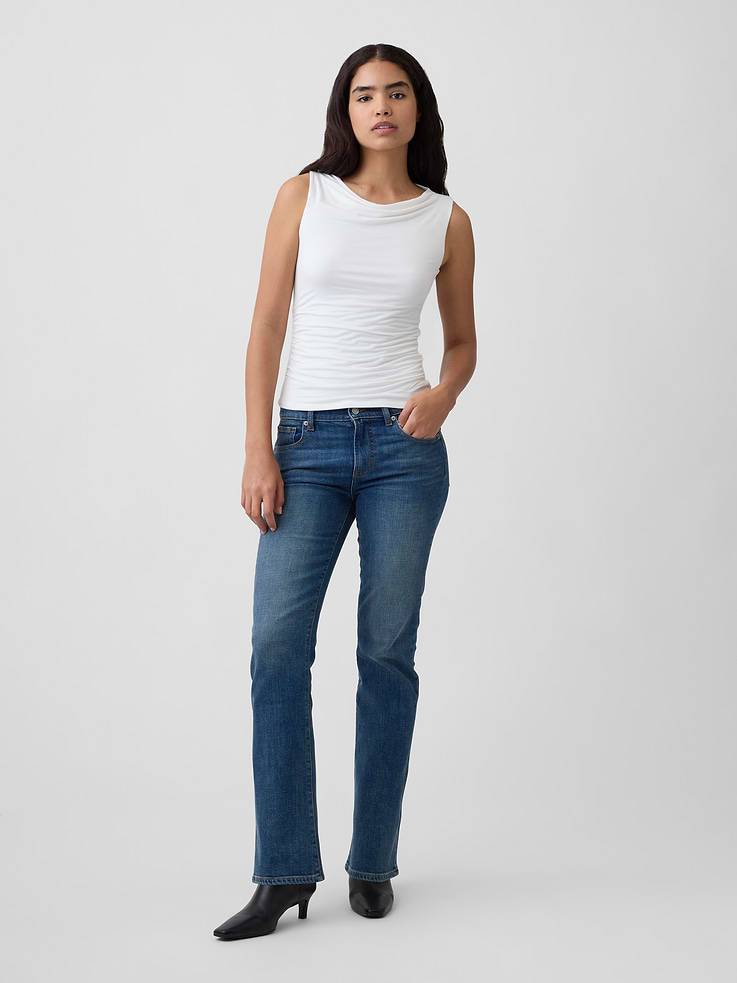 Image number 3 showing, Sleeveless Cowl-Neck Top