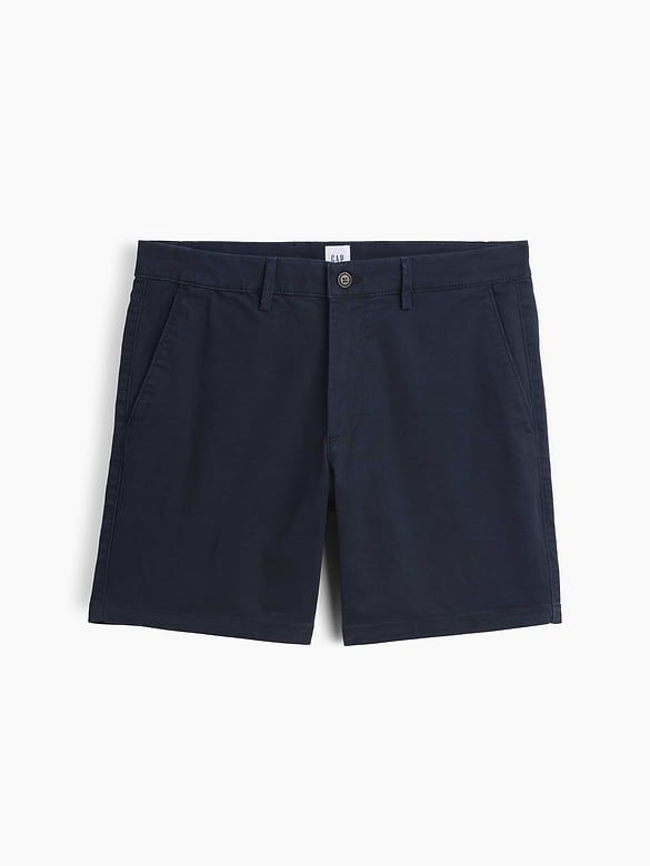 7" Essential Khaki Shorts