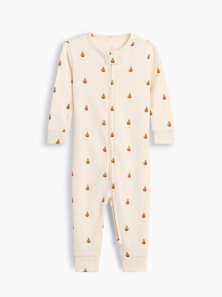 Image number 1 showing, Baby & Toddler Organic Cotton Print One-Piece
