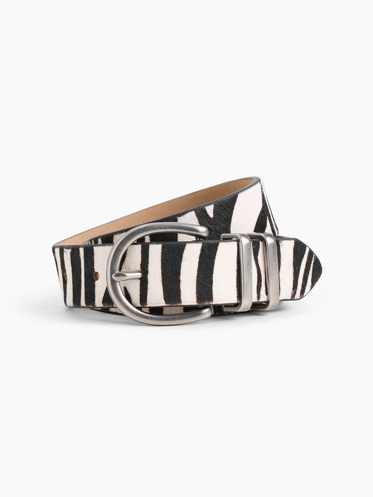 Image number 1 showing, Calf Hair Belt
