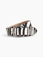 Image number 1 showing, Calf Hair Belt