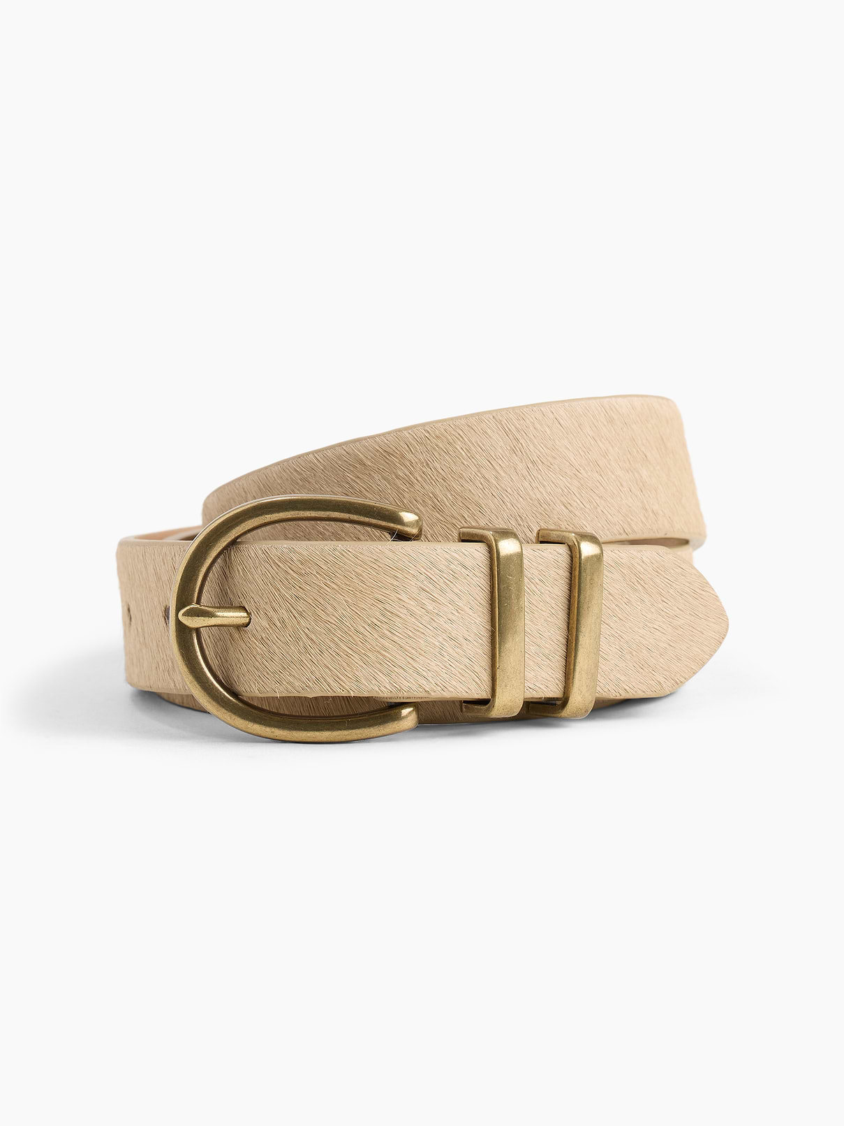Image number 1 showing, Calf Hair Belt