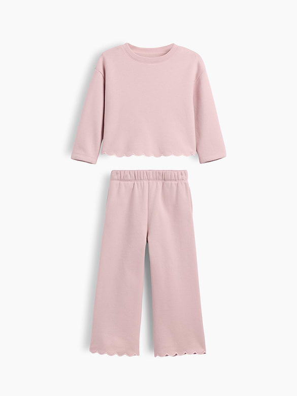 Baby & Toddler VintageSoft Scalloped Sweat Set