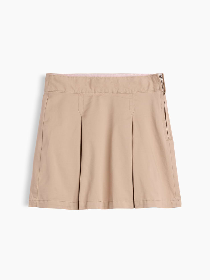Image number 2 showing, Kids Uniform Pleated Khaki Skort
