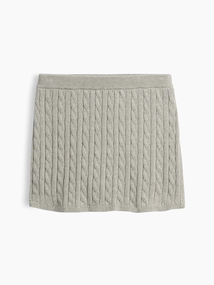 Image number 2 showing, Kids Cable-Knit Sweater Skort