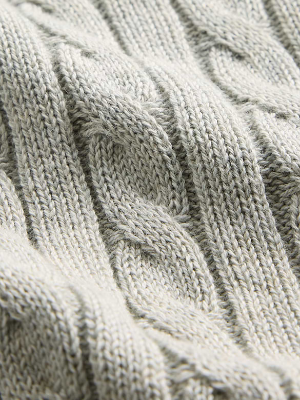 Kids 100% Cotton Cable-Knit Sweater Skort
