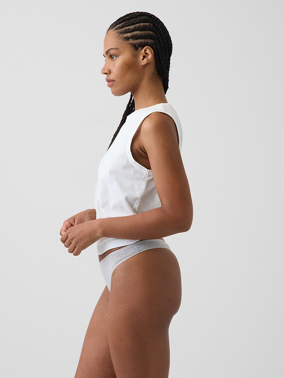 SoftMade Organic Stretch Cotton Thong
