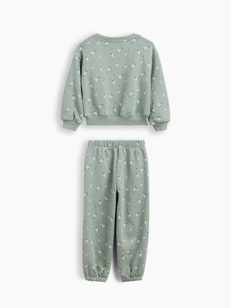 Image number 2 showing, Baby & Toddler VintageSoft Floral Sweat Set
