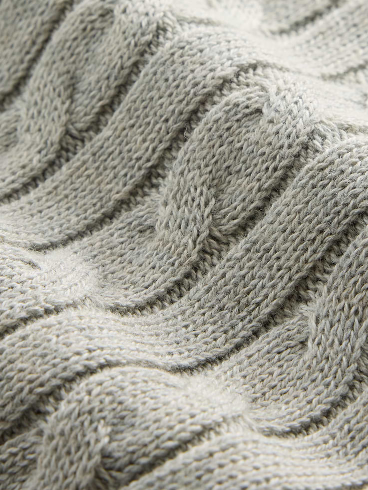 Image number 5 showing, Kids Cable-Knit Sweater Zip Hoodie