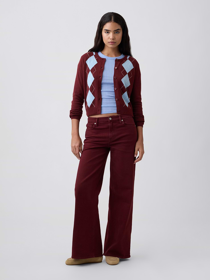Image number 3 showing, CashSoft Cropped Crewneck Cardigan