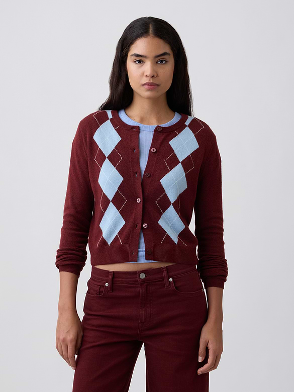 CashSoft Crewneck Cardigan