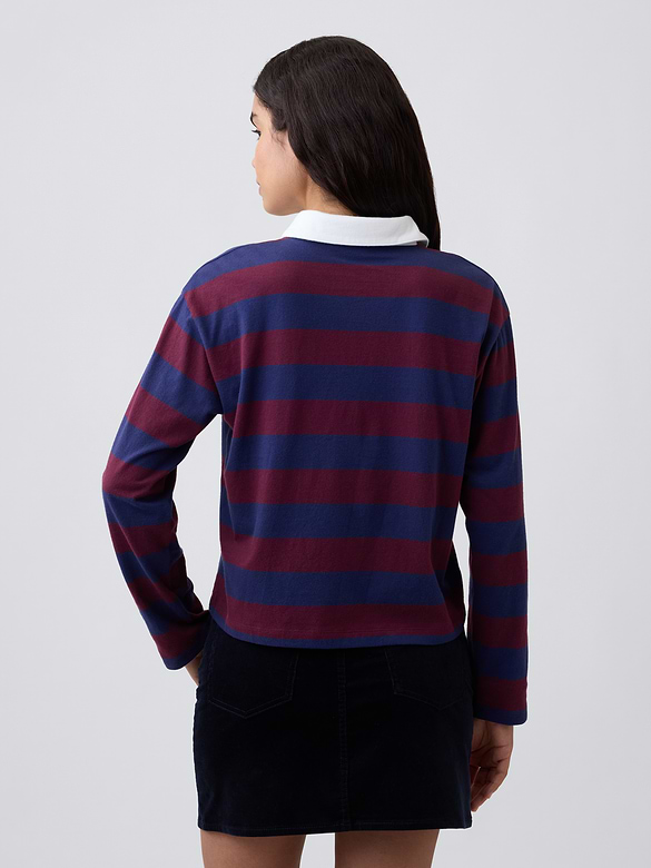 Relaxed Rugby Polo Shirt