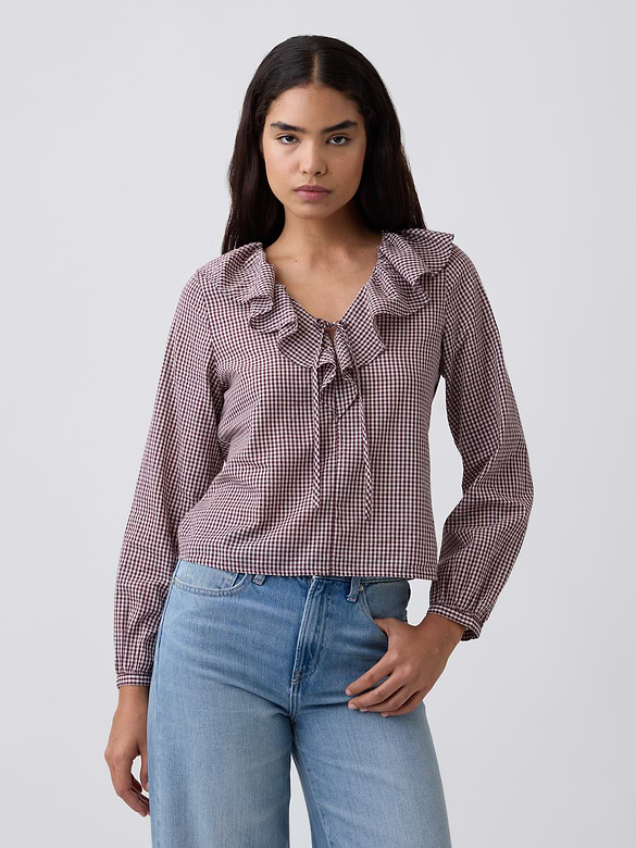 Relaxed Ruffle Top