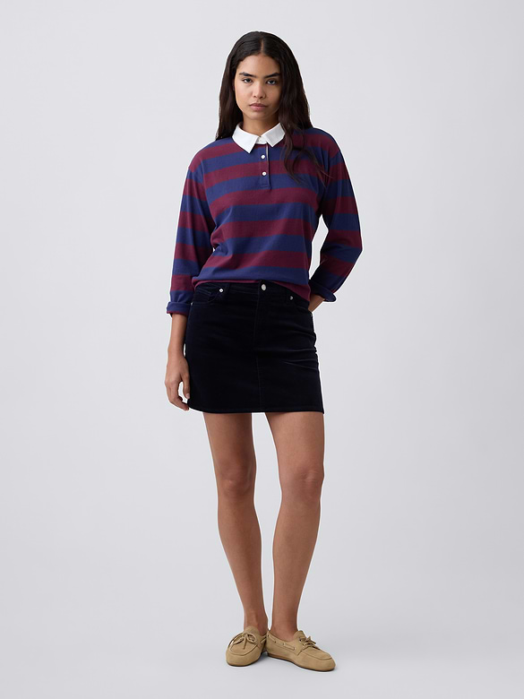 Relaxed Rugby Polo Shirt