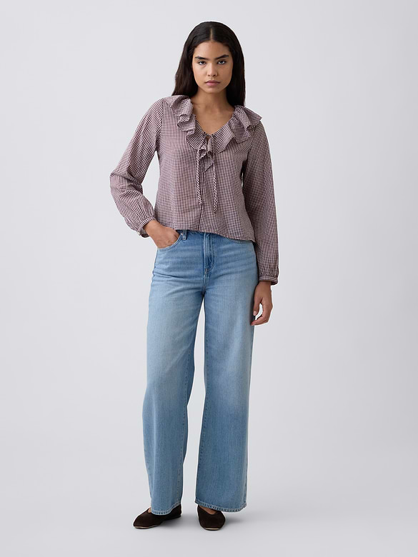 Relaxed Ruffle Top