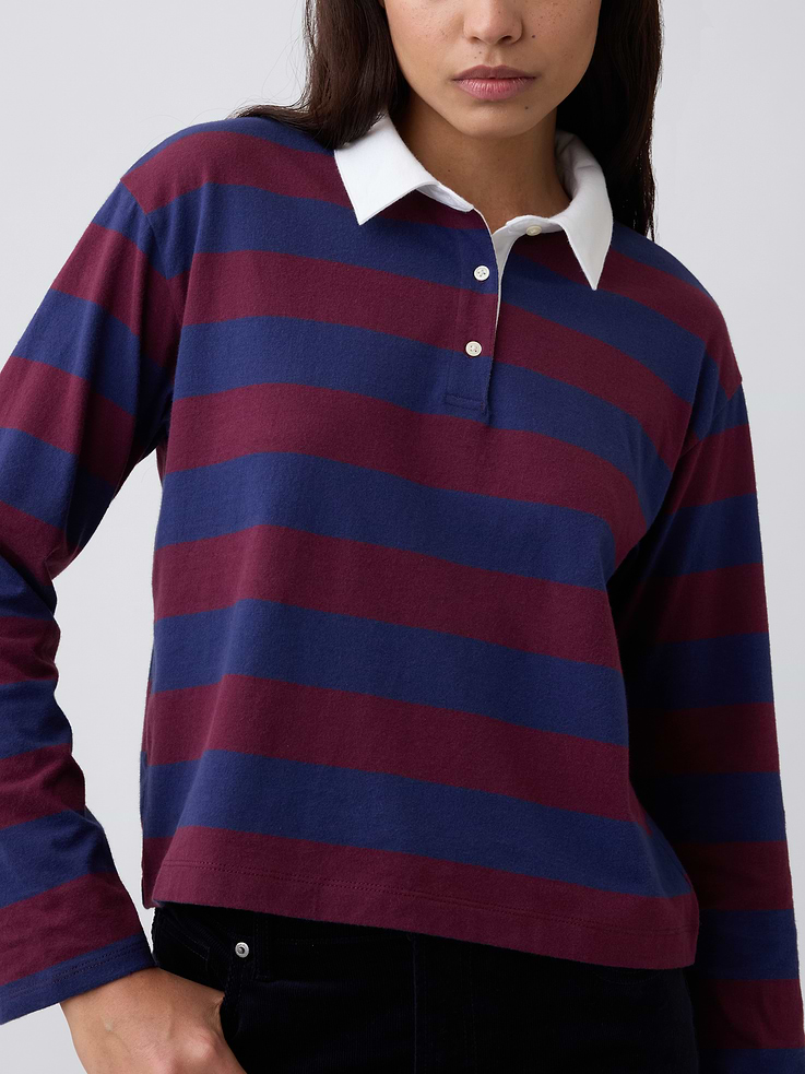 Image number 4 showing, Relaxed Rugby Polo Shirt
