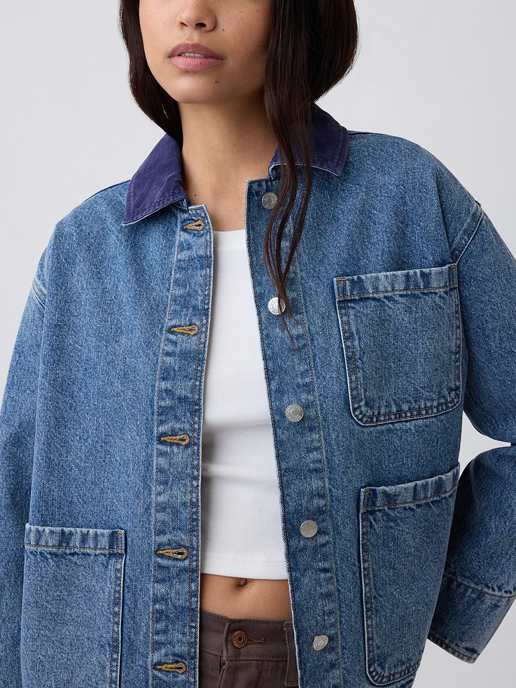 Image number 4 showing, Denim Barn Jacket