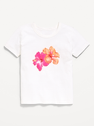Image number 1 showing, Short-Sleeve Graphic T-Shirt for Girls