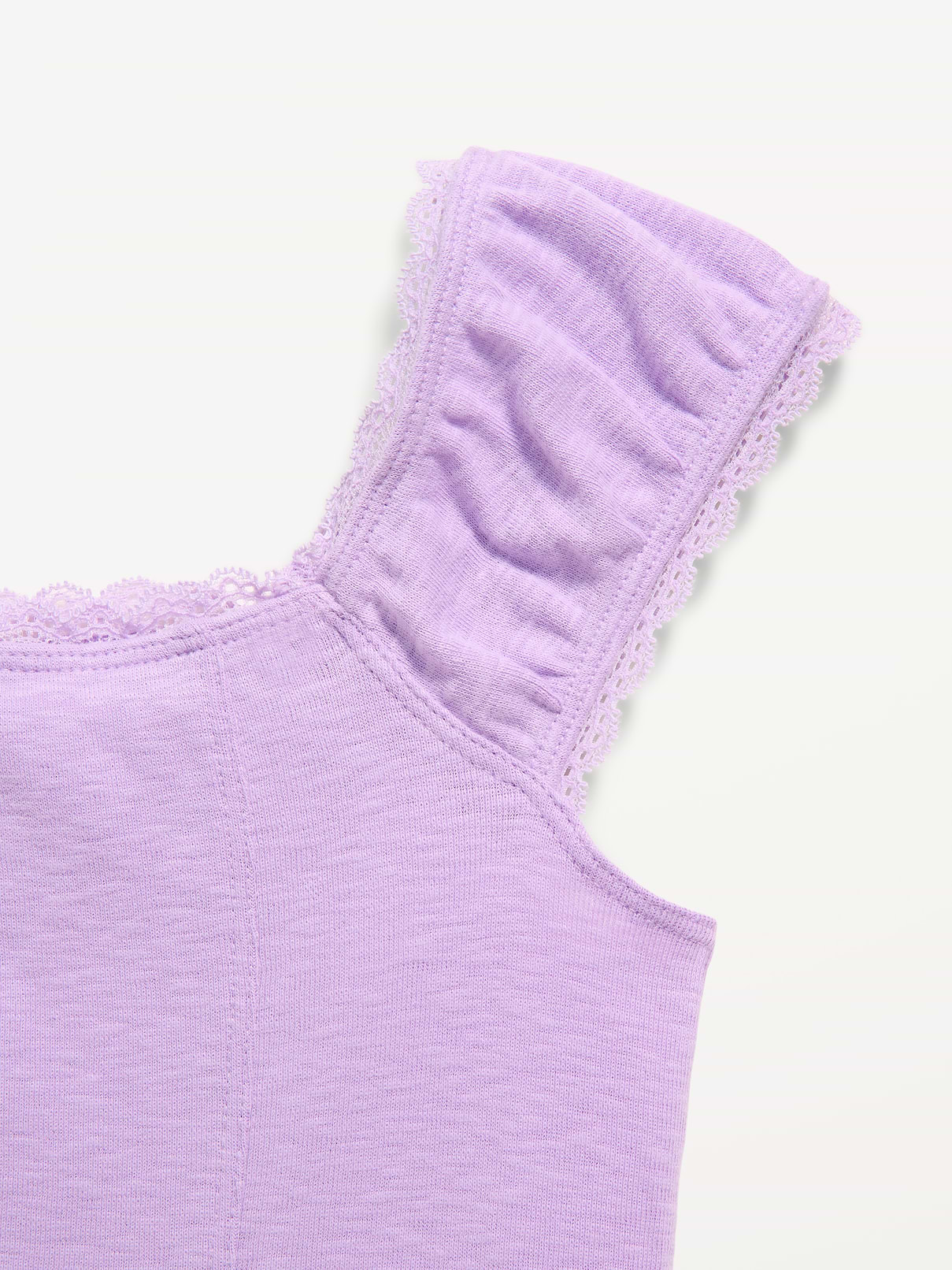 Image number 2 showing, Short-Sleeve Ribbed Top for Girls