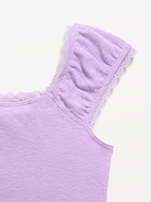 Image number 2 showing, Short-Sleeve Ribbed Top for Girls