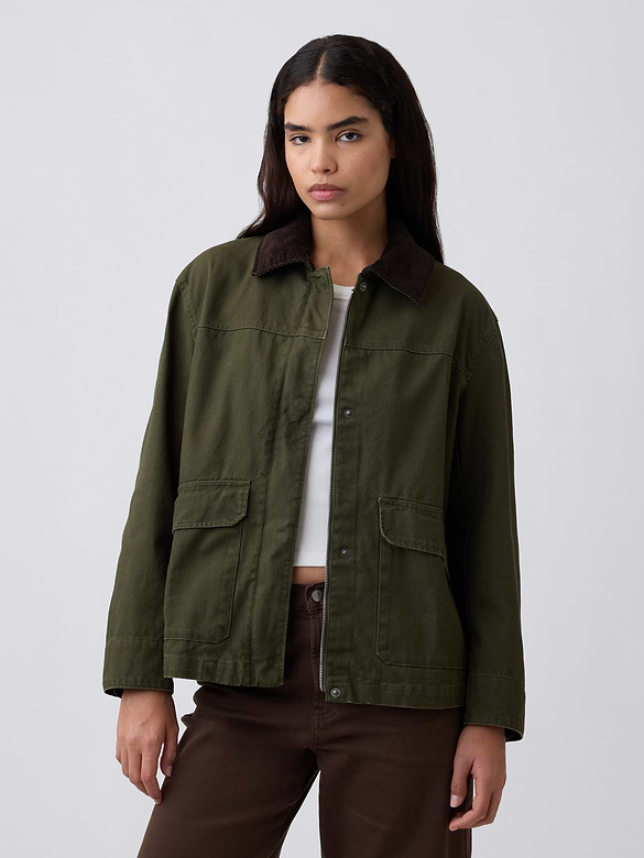 Relaxed Canvas Barn Jacket