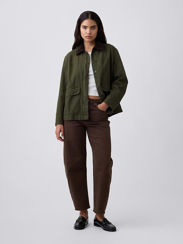 Relaxed Canvas Barn Jacket
