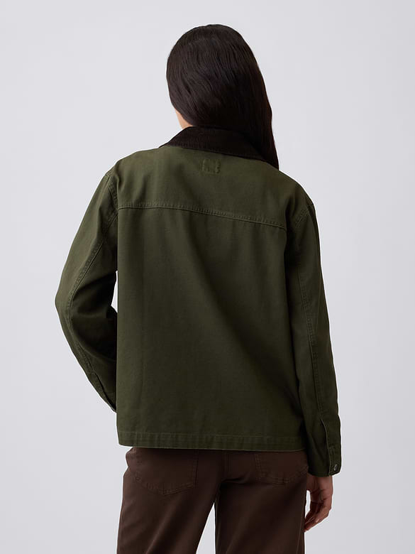 Relaxed Canvas Barn Jacket