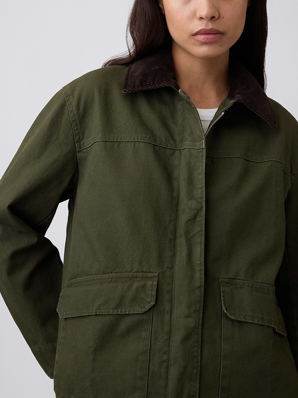Relaxed Canvas Barn Jacket