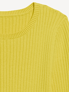 Image number 3 showing, Crew-Neck Long-Sleeve Ribbed Top