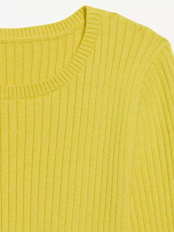 SoSoft Lite Crew-Neck Long-Sleeve Ribbed Top