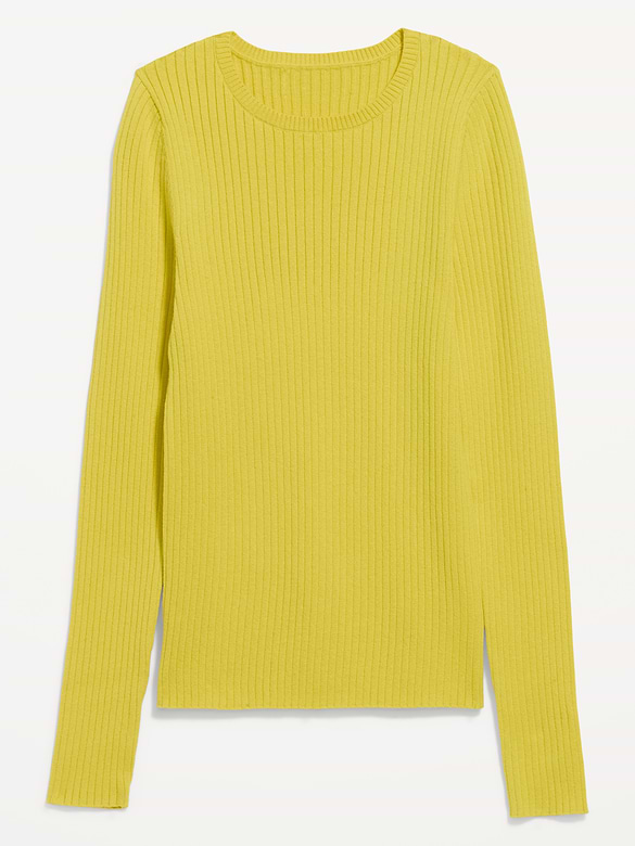 SoSoft Lite Crew-Neck Long-Sleeve Ribbed Top