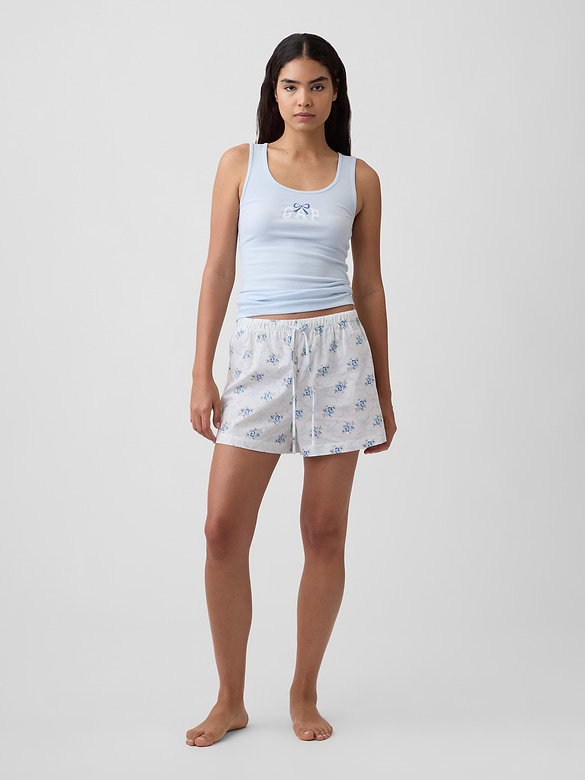 Poplin PJ Shorts