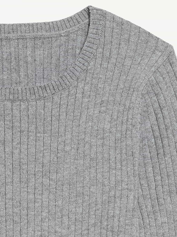 SoSoft Lite Crew-Neck Long-Sleeve Ribbed Top