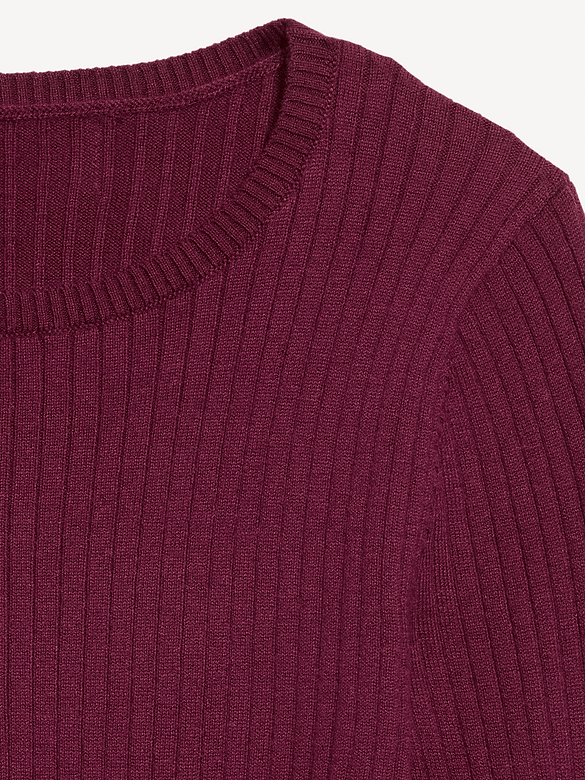 SoSoft Lite Crew-Neck Long-Sleeve Ribbed Top