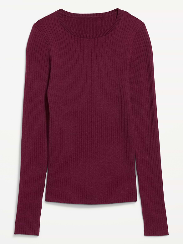SoSoft Lite Crew-Neck Long-Sleeve Ribbed Top