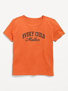 Image number 1 showing, Short-Sleeve Graphic T-Shirt for Girls
