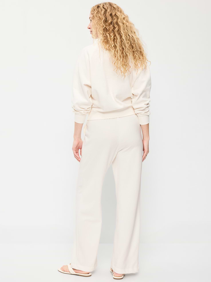 Image number 3 showing, High-Waisted SoComfy Wide-Leg Sweatpants