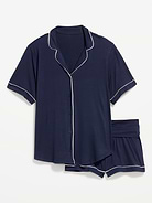 Image number 1 showing, Maternity Classic Pajama Short Set