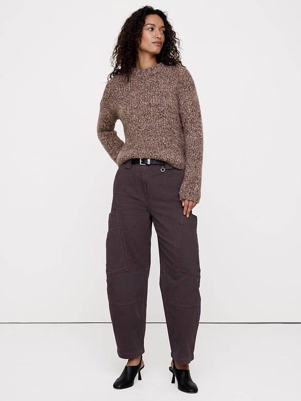 Merino-Cashmere Crew-Neck Sweater