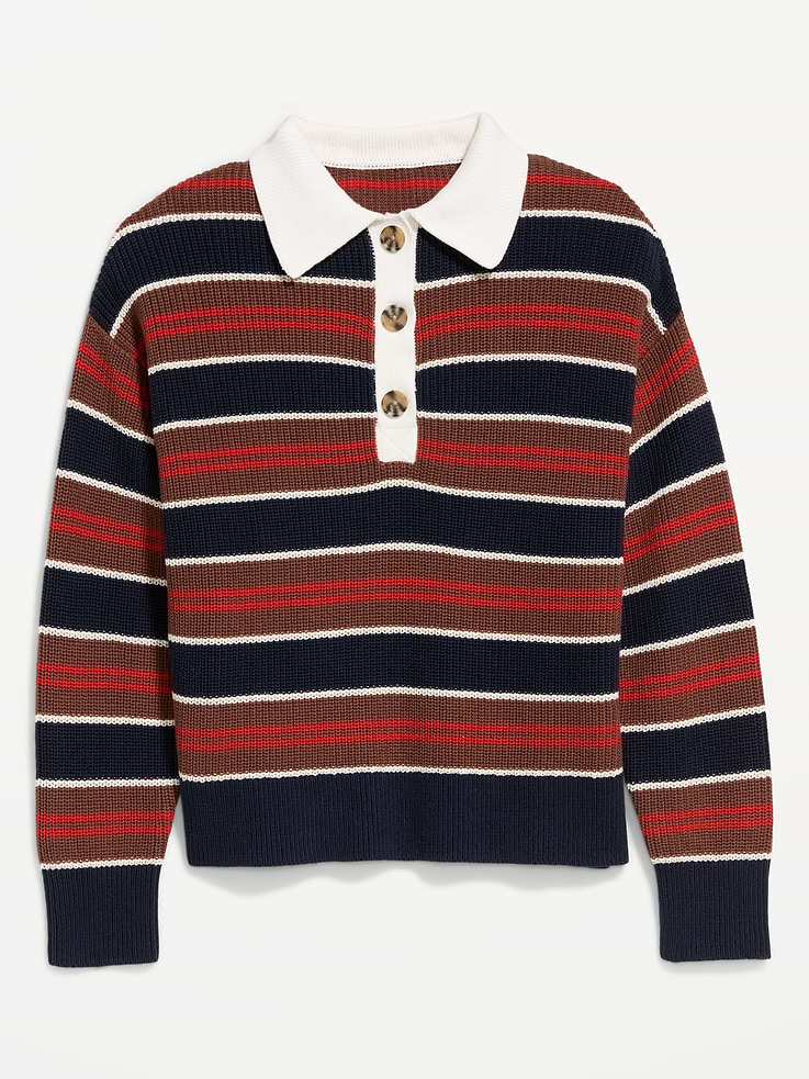 Image number 4 showing, Shaker Polo Sweater