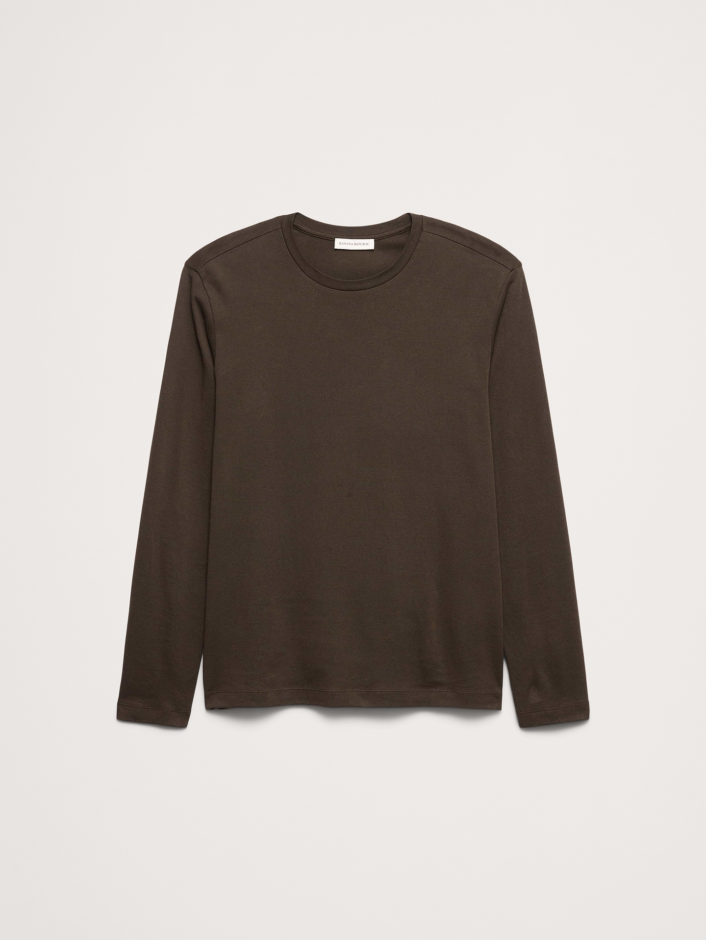 L'image numéro 4 présente T-shirt à manches longues en tissu luxueux