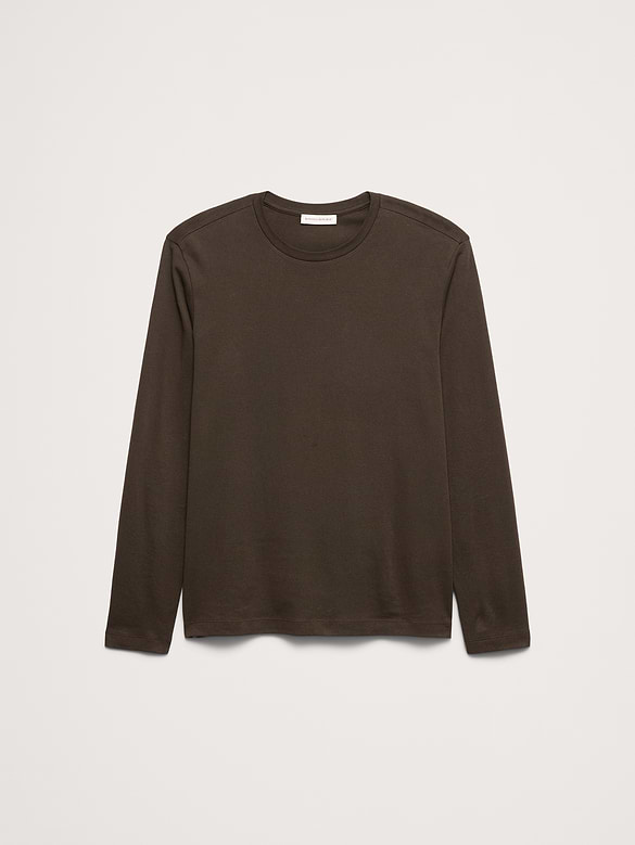 Luxury-Touch Long-Sleeve T-Shirt