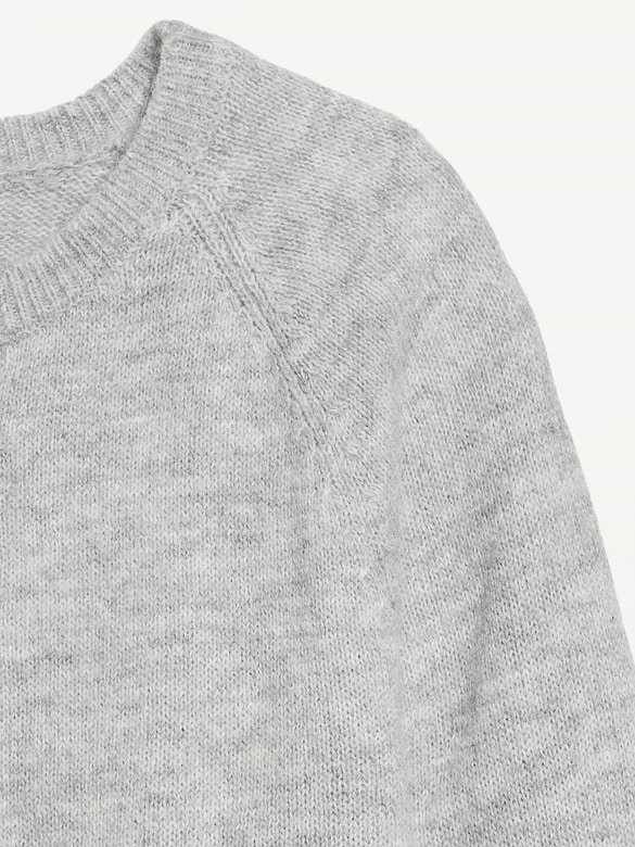 Cozy Slouchy Crew-Neck Cardigan